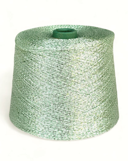 “Mint Crystal” — filato con paillettes della collezione Sequino