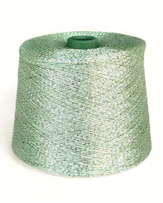 “Mint Crystal” — filato con paillettes della collezione Sequino