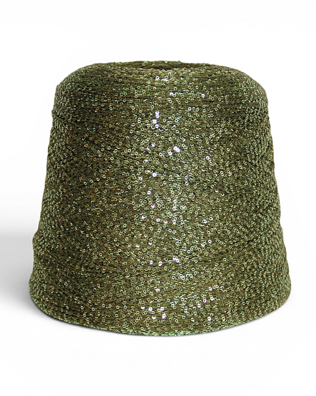 Luxury sequin yarn on colored base for knitting & crochet