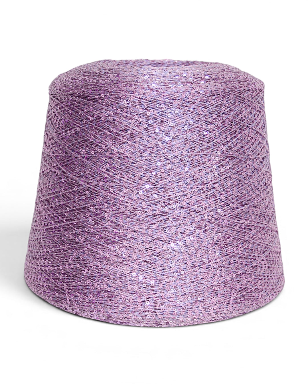Luxury sequin yarn on colored base for knitting & crochet