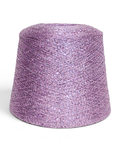 Luxury sequin yarn on colored base for knitting & crochet