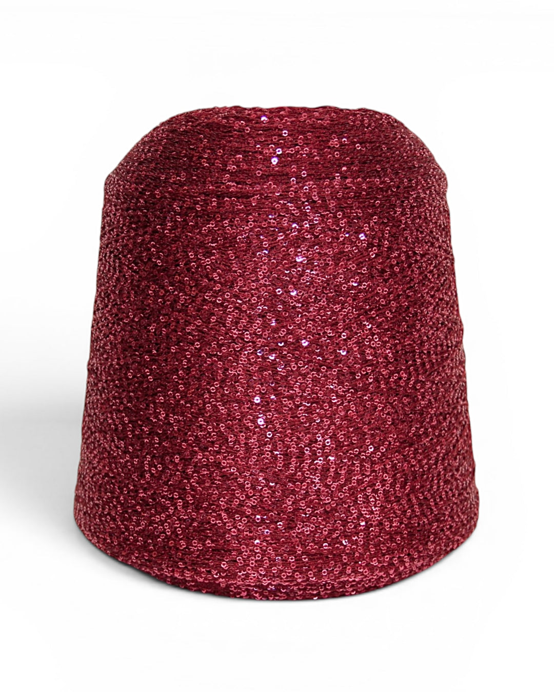 Luxury sequin yarn on colored base for knitting & crochet