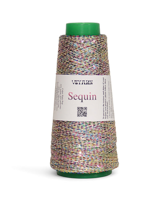 Sequin Yarn 450 m / 100 g – 55% Polyamide, 45% Polyester
