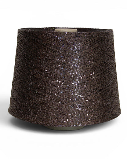Luxury sequin yarn on colored base for knitting & crochet