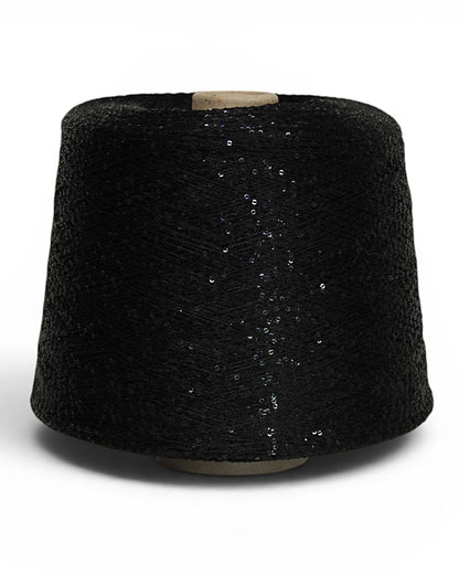 Sequin Yarn on Cone — Sparkle Thread for Knitting & Crochet