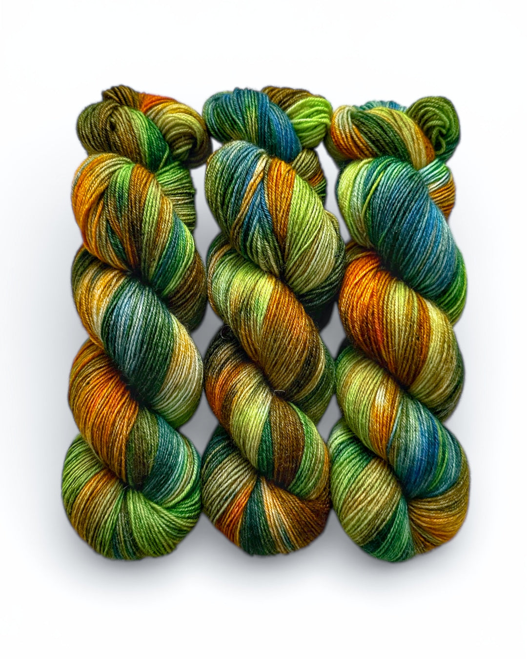 MILA Forest Ember — filato tinto a mano, 400 m / 100 g