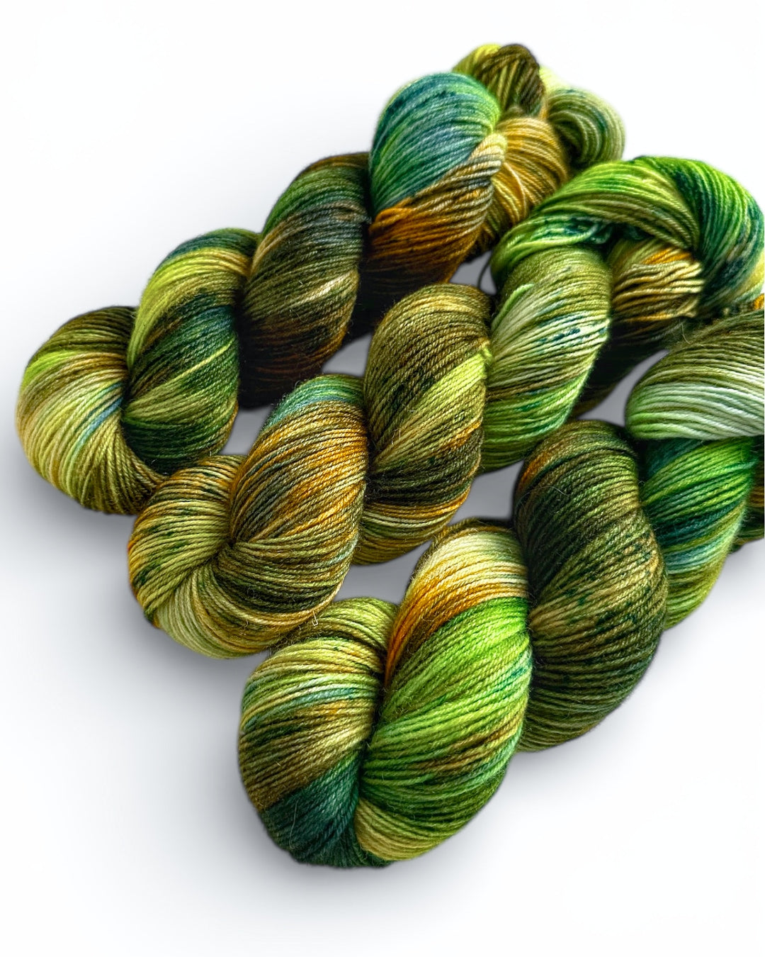 MILA Moss Canopy — filato tinto a mano, 400 m / 100 g