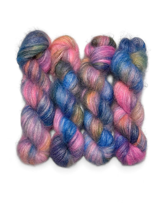 Superkid Mohair Silk — Color 01 — hand-dyed luxury yarn