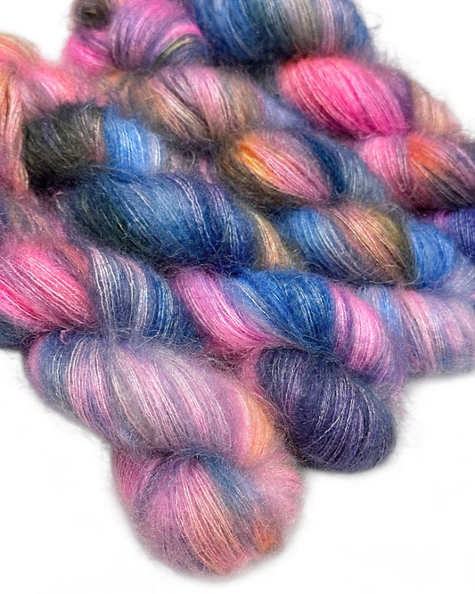 Superkid Mohair Silk — Color 01 — hand-dyed luxury yarn