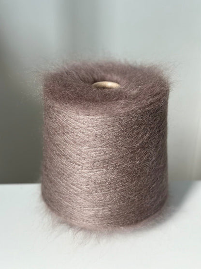 Filato Super Kid Mohair Silk Italy, colori Blu, Fucsia, Nude, Lilla, Desert Taupe, Rosa Cipria