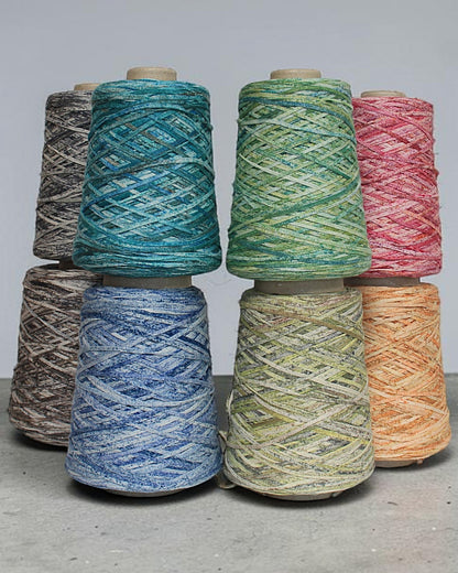 TOTORO — designer cotton cord yarn with spray dye effect