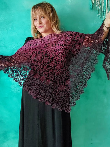 Gradient Yarn Velvet Blush Mila — 205 g Merino Nylon