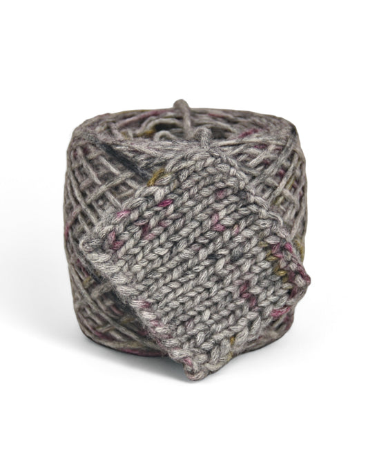 Alpina Soft Wild Heather — Italian merino alpaca cotton blend cord yarn 100g