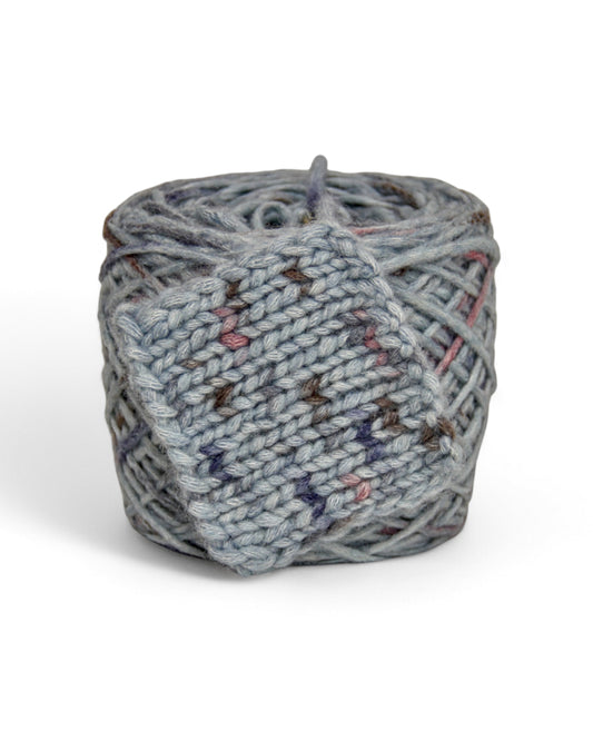 Alpina Soft Winter Sky — Italian merino alpaca cotton blend cord yarn 100g