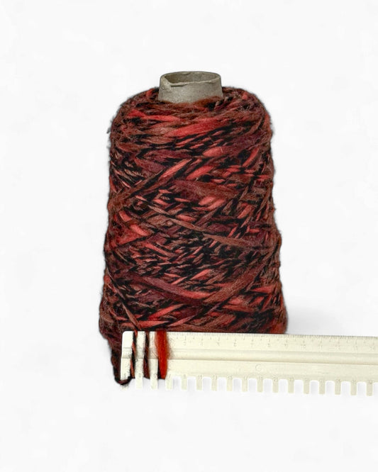 Cone yarn Flame — wool & acrylic, ~140 m/100 g