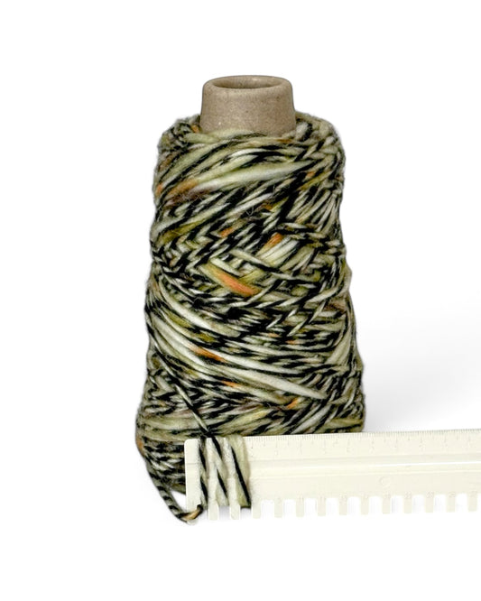 Cone yarn Golden Olive, weight 140 g