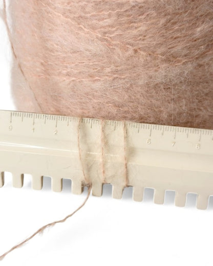 Mohair Yarn on cone, 300m/100g, color Powder