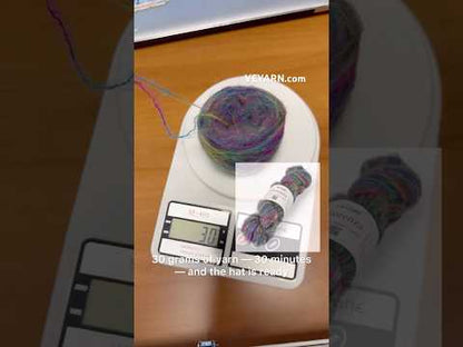 Color Iris — Italian Fiorenza yarn (baby alpaca, extrafine merino, polyamide) 500m/50g