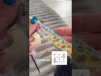 Superkid Mohair Silk MERCURIO color Prisma — hand-dyed luxury yarn