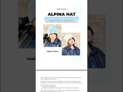 Knit Hat Pattern with Popular Textured Stitch (PDF + Video Tutorial)