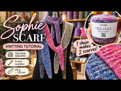 TRILOGIA SEQUIN — Mix of Three Italian Yarns with Sequins