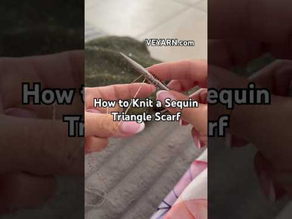 Sequin Triangle Scarf – Guida di supporto al videotutorial (PDF stampabile)