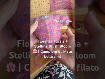 Color Fucsia — Italian Fiorenza yarn (baby alpaca, extrafine merino, polyamide) 500m/50g