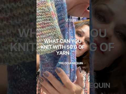 TRILOGIA SEQUIN — Mix of Three Italian Yarns with Sequins