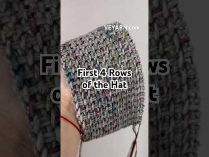 Knit Hat Pattern with Popular Textured Stitch (PDF + Video Tutorial)