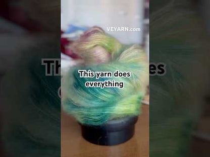 Superkid Mohair Silk — Mystic Garden — hand-dyed luxury yarn