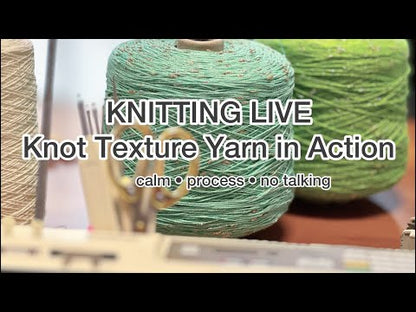 Putaringonit — filato designer in cotone con effetto knot e lurex