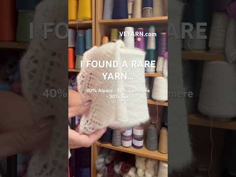 Veluna – Premium Italian Cashmere Alpaca Silk Yarn | VEYARN