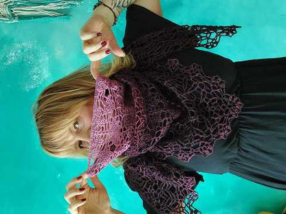 MILA Electric Pink — filato tinto a mano, 400 m / 100 g